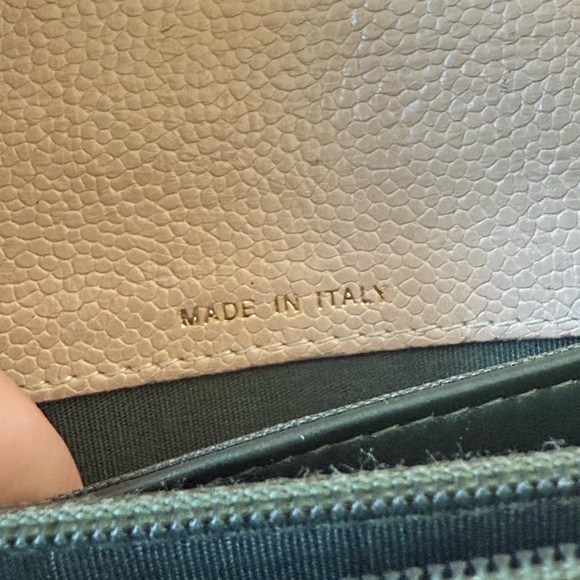 CHANEL Boy Cream Quilted Leather Wallet on Chain - Picture 7 of 14